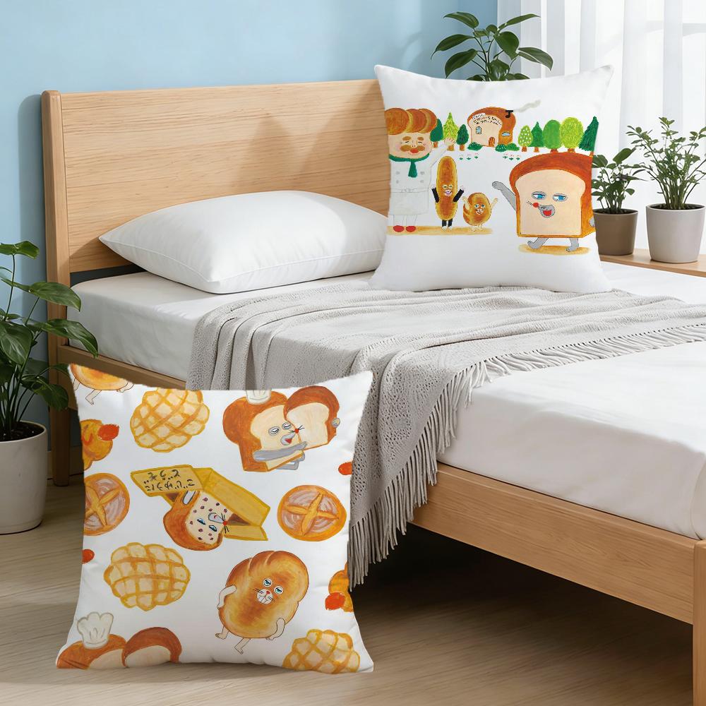 B-bread Cute T-thief Cushion Cover For Pillow Printing Sofa Decoration Home Car Room Coffee Shop Office Nordic Simplicity