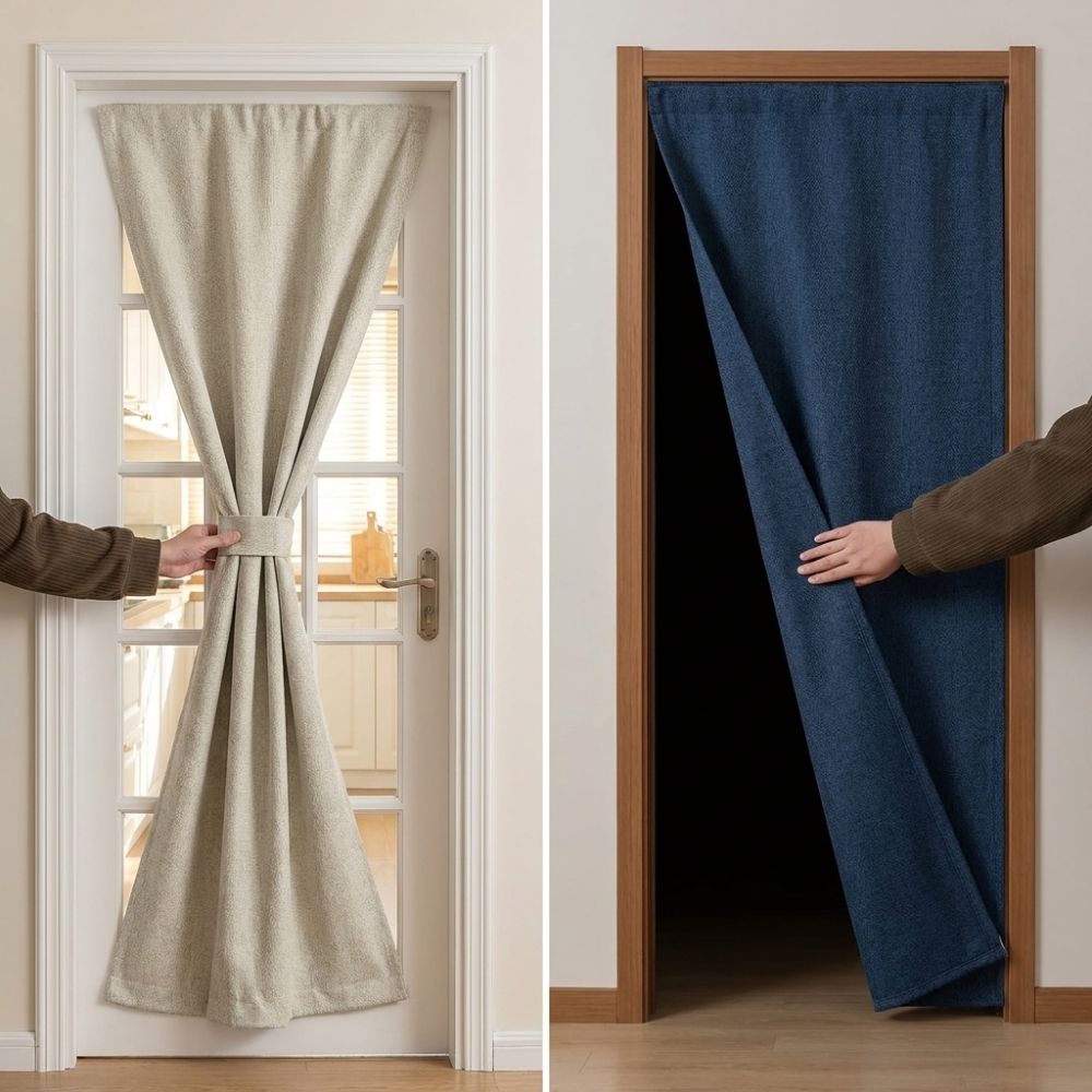 Self-Adhesive Blackout Curtains Dust-proof Thermal Insulated Curtain Magic Tape Curtain  Bedroom