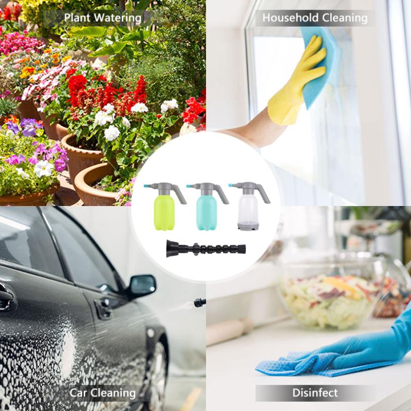 Electric Garden Sprayer Watering 0.5 Gallon Plant Mister Spray Bottle Waterproof Automatic Plant Atomizer Disinfection Sprayer