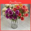 Silk Rose Artificial Flower Bouquet Photography Props Home Wedding Decoration