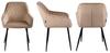Upholstered Chair Rello Velvet Beige
