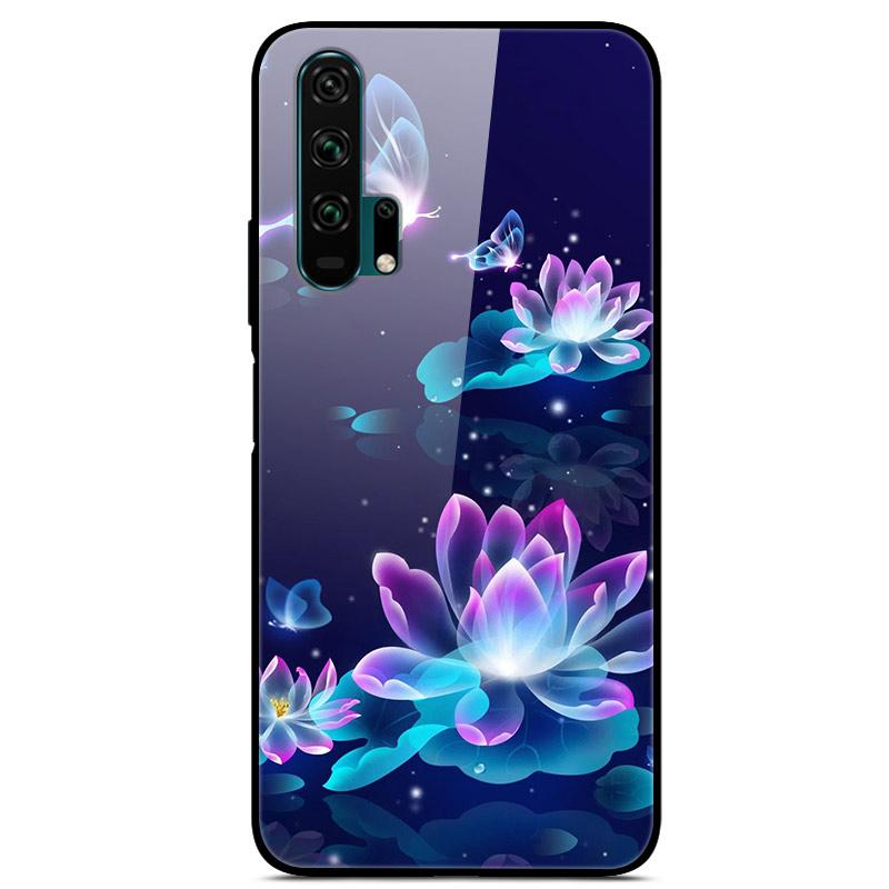 For Honor 20 Cases 20S 20Pro V20 Tempered Glass Hard Back Cover For Huawei Honor 20 Phone Cases Honor20 Pro Cover Honor20S V 20
