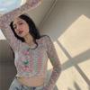 Rainbow V-Neck Cardigan Sweater: 2025 Women's Slim Fit Knitted Autumn/Winter Top