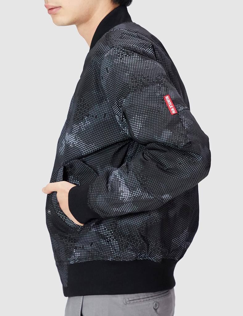 BURTLE Flight Winter Jacket for Size Camouflage Size L (Unisex) Fall/Winter, 5260, 38, Black,