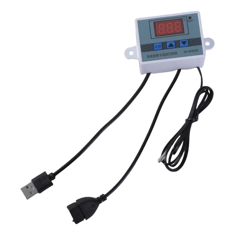 

USB 5V Три кнопки Контролер температури Інтелектуальне керування Кабель живлення для вентилятора охолодження та повітродувок до 50 Вт 1