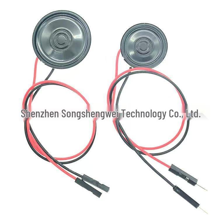 Ultra-Thin 8 Ohm 0.5-3W Dog Speaker with DuPont Wire and DIP