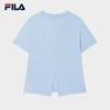 Fila Women's Knitted Short Sleeve T-Shirt with Slit Back