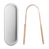 Rose Gold Stainless Steel U-Shaped Tongue Scraper Cleaner