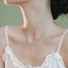 Faux Jade Elegant Clavicle Necklace for Women - Trendy, Simple, and Fashionable INS Style