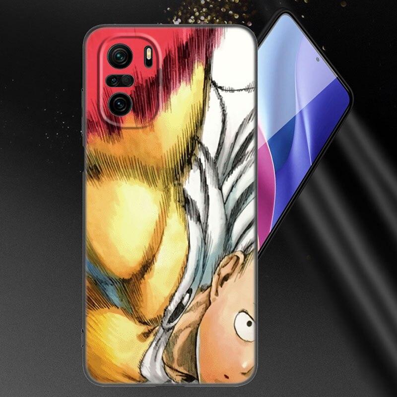 

Чехол для телефона с аниме One-Punch Man для Xiaomi Mi POCO X3 NFC GT M4 M3 12 11T 10T Pro A3 11 Lite NE 5G 12X 11i F3, мягкий черный чехол Xiaomi POCO X3 NFC