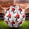 1pc Ronaldos Celebration Moment Size 5 Indoor Soccer Ball Colorful Machine Stitched PVC Competition Ready Durable High-Bounce. Q7062