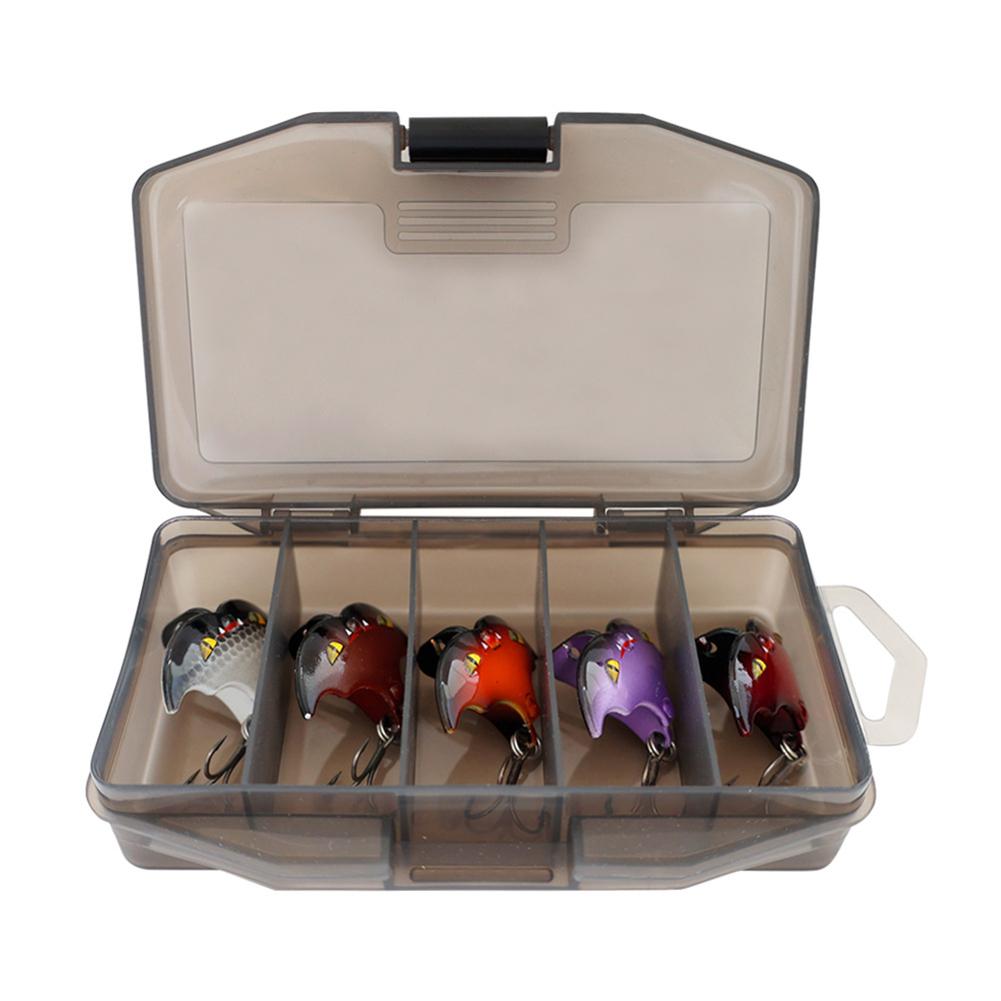 5Pcs/Box Fishing Lures Bionic Bat Baits Swimbait Hard Baits Fishing Baits Fishings Gear for Bass