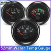 52MM Water Temperature Gauge 40-120Celsius Oil Temp , Voltmeter 12V 24V , Oil Pressure Gauge BAR For 12V Universal Vehicle
