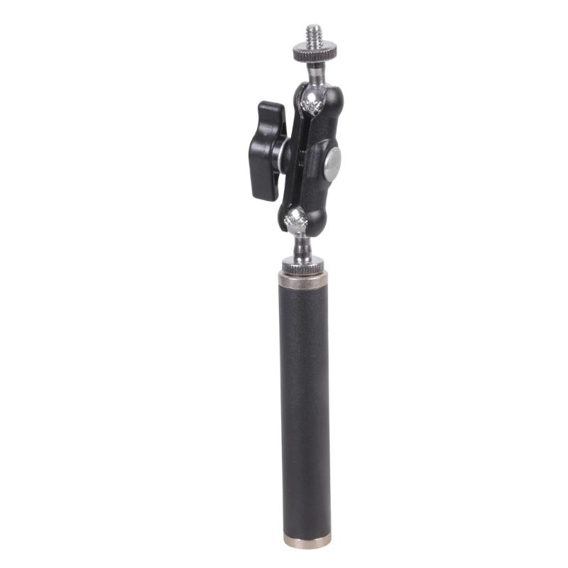 Metal 1/4" Female Thread Extension Holder 360 degree for Action Camera Phone & Microphone Tripod Rod for Live Streaming