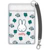 Marimo Craft Miffy Clover Pop Series Clear Pass Case with W70 X H105mm One-Point Design, Approx. DBM-2848