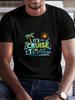 Unisex Cruise Black T-Shirt, „It's Cruise Time“ Urlaubs-Grafikdruck