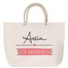 Assia On Vacation Beach Summer Holidays Birthday Christmas Gift Rope Handle Beach Bag | Large Carry Bag & Sport