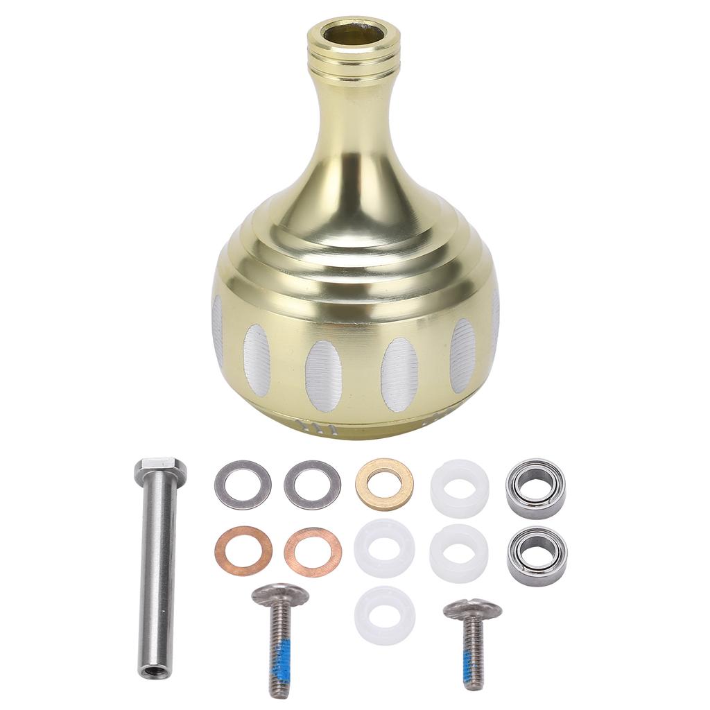 Fishing Reels Aluminum Alloy Holding Pill Lightweight Reel Handle Knob Fishing AccessoryChampagne
