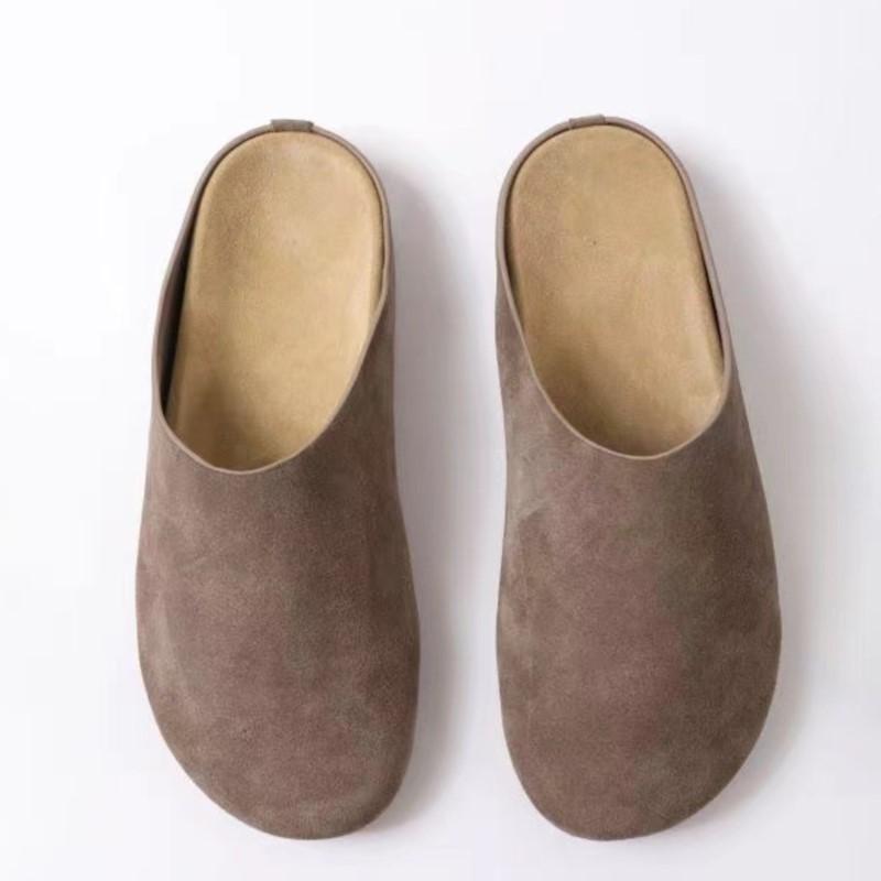 Fashion Crestar New Women's Slippers Fashion Spring Thick Sole Casual Flat Shoes Outdoor Beach Sandals Brand Suede Clogs Mules Slippers