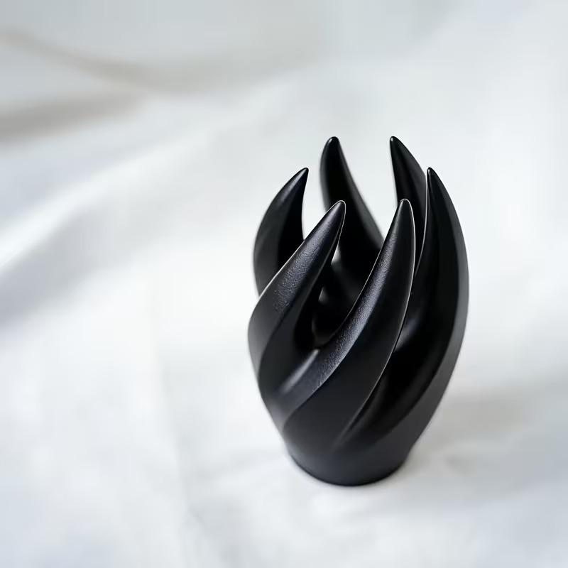 

Jewelry Rack Creative Finger Shape Ring Storage Rack Dressing Table Bedroom Desktop Decoration Ornaments Jewelry Towers чёрный