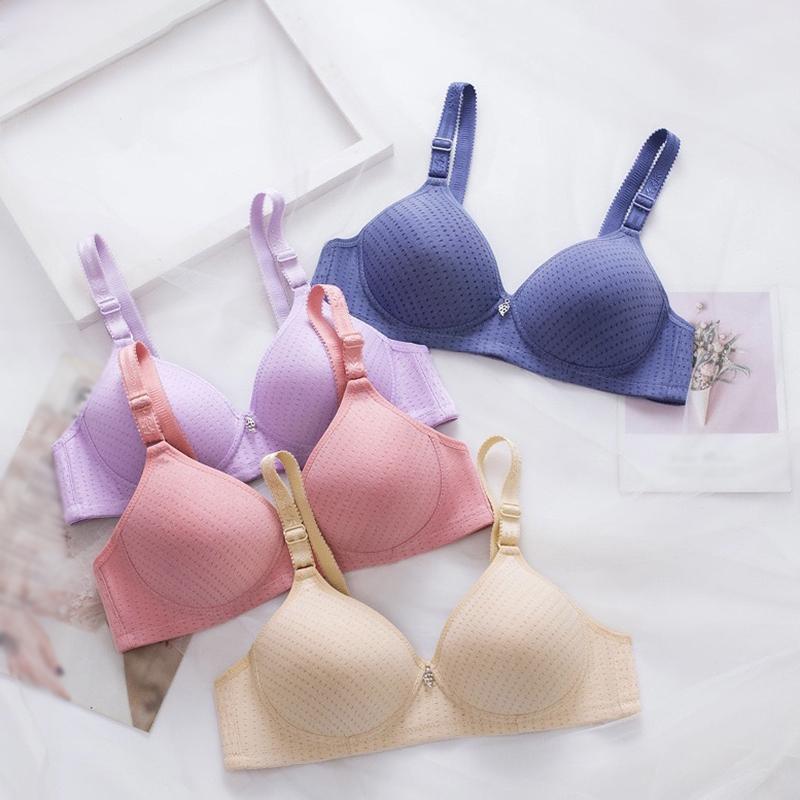 Reggiseno tradizionale per madri di grandi dimensioni in puro cotone, confortevole, traspirante, liscio, a coppa sottile, per persone di mezza età e anziani