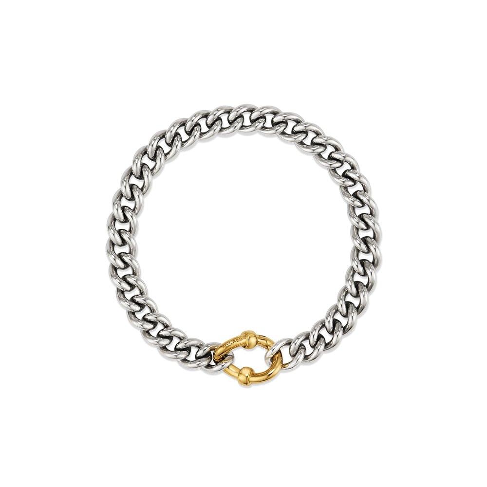 Eritre23 Silver (C) Chain Bracelet S Yellow Hl5B33530Cs210