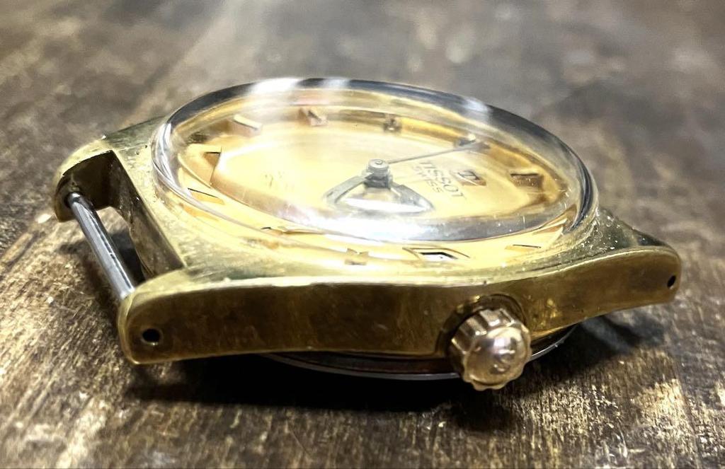 [USED] TISSOT PR516 Automatic Watch, Gold, 1970s, Vintage Watch