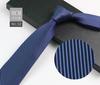 Men'S Tie Business Shirt, Striped Security Professional Dress Plus Logo8Cm Hand-Typed