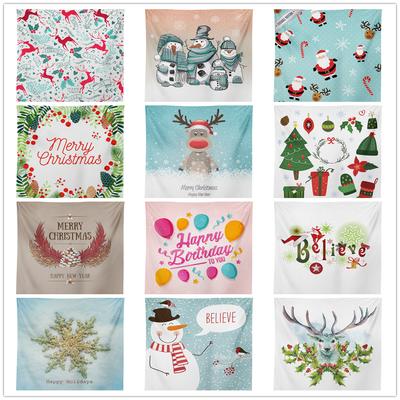 European and American Tapestry Christmas Series TV Background Wall Scenery Tapestry Hanging Cloth