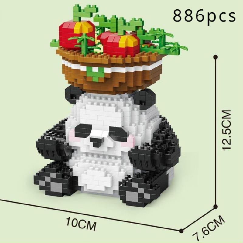 

Детские строительные блоки Panda Toys Good Guy Without Box（one panda）