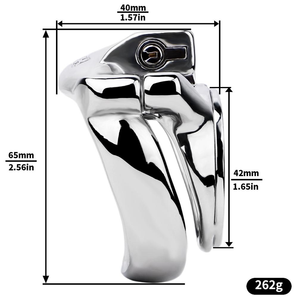 Stainless Steel CB Lock Metal Chastity Lock Male Penis Cage Chastity Sex Toys Cock Ring Urethral Chastity BDSM
