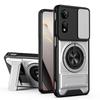 KEYSION Magnetic Phone Case for ZTE nubia Neo 2 5G Slide Camera Protection Upright Kickstand 360° Ring Shockproof Back Cover