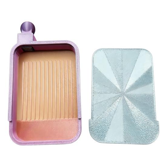 

Plastic Bead Sorting Tray No-Spill Rhinestone Art Painting Organizer with Lid for Rhinestone Drills 3D Printed Beads Container for DIY