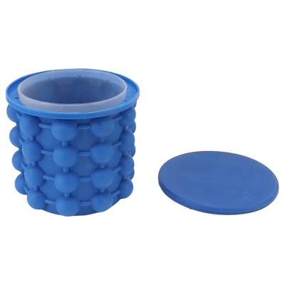 Large Silicone Ice Cube Mold Bucket with Lid Safe Silicone Ice Cube Maker Bucket for Restaurant