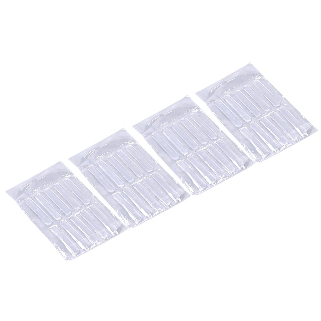 40Pcs Cabinet Door Bumper Adhesive Waterproof Transparent PU Stopper Wall Protector Guard