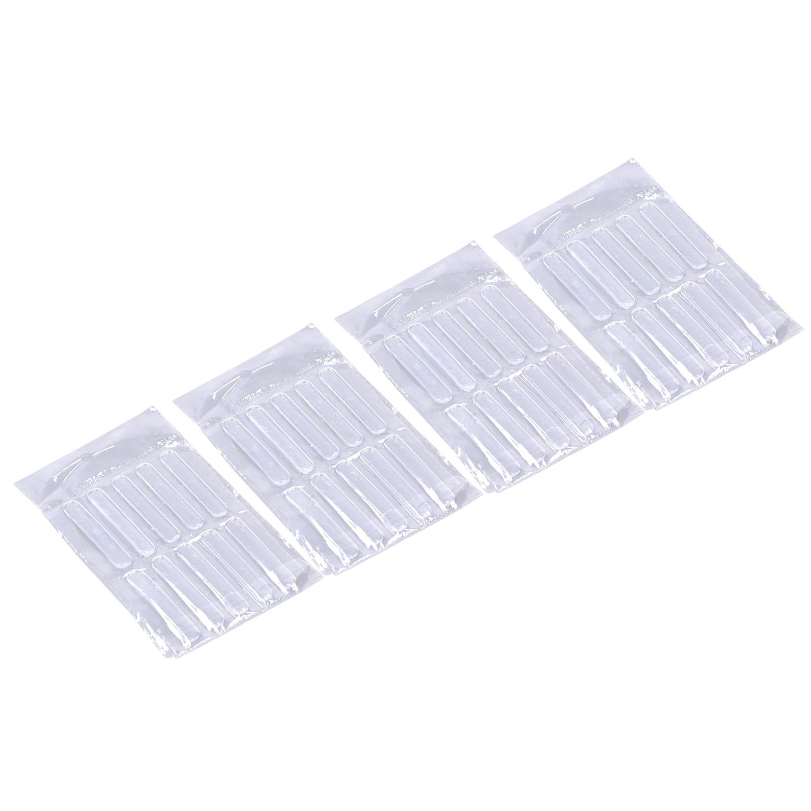 

40 шт. Самоклеящиеся водонепроницаемые прозрачные ПУ стопоры для дверцы шкафа, защищающие стену