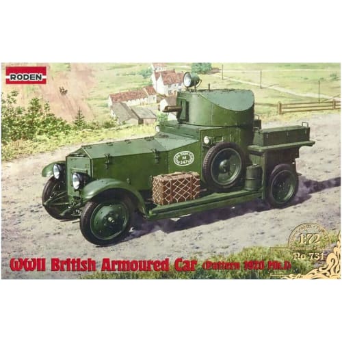Roden 1/72 British Army Rolls-Royce Armoured Car Mk.1 1920 Model Plastic Model Kit RE72731