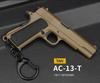 M1911 Keychain Scale Model Movable Detachable Resin Black Color [ZepoR] 1/4 Gun, Slide, Magazine, Slide, AC-13-T