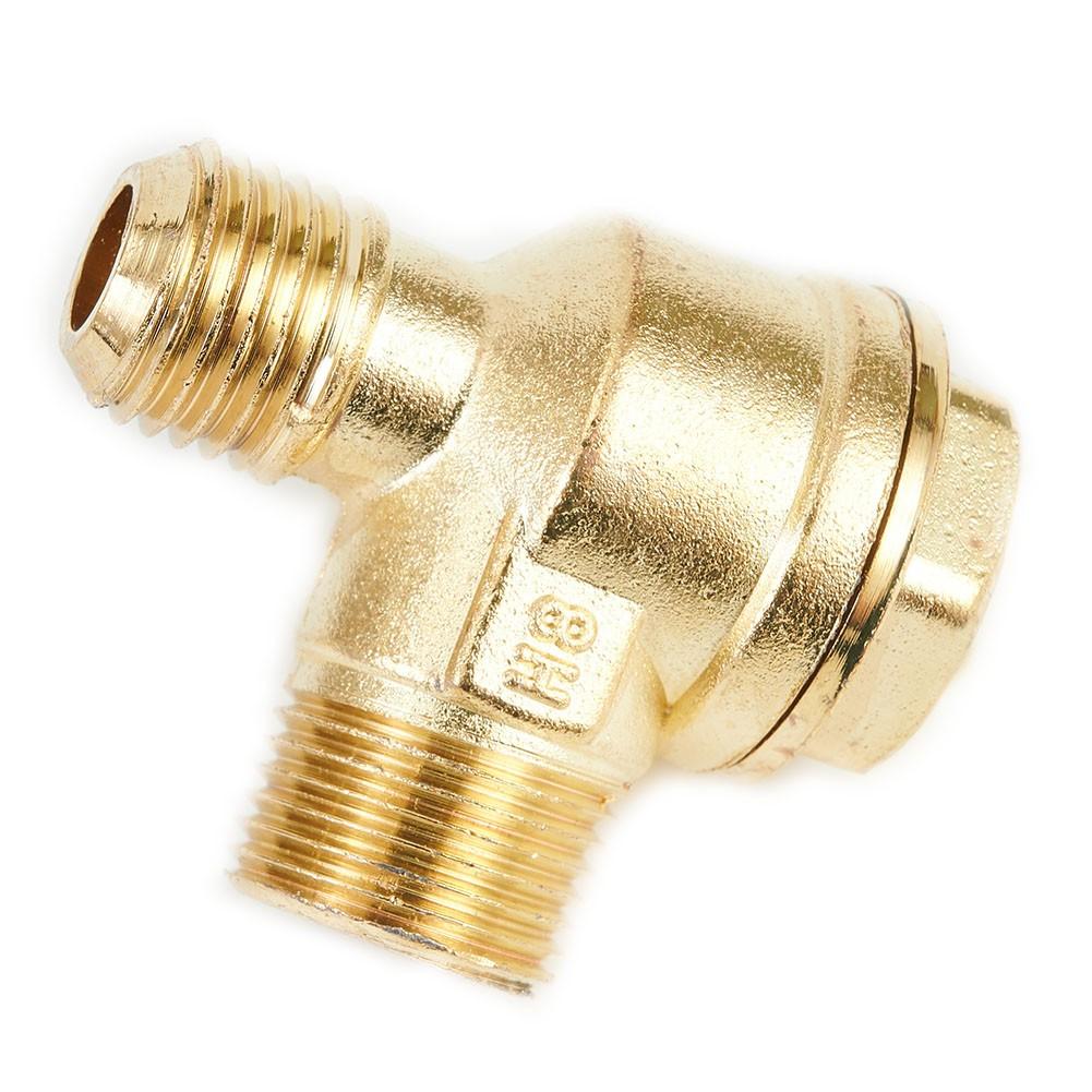 3 Port Check Valve Zinc Alloy Male Thread Connector Tool For Air Compressor