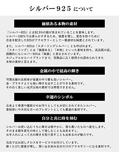 [Shinjuku Gin no Kura] Stick Bar Necklace for Men, Sterling Silver, Simple