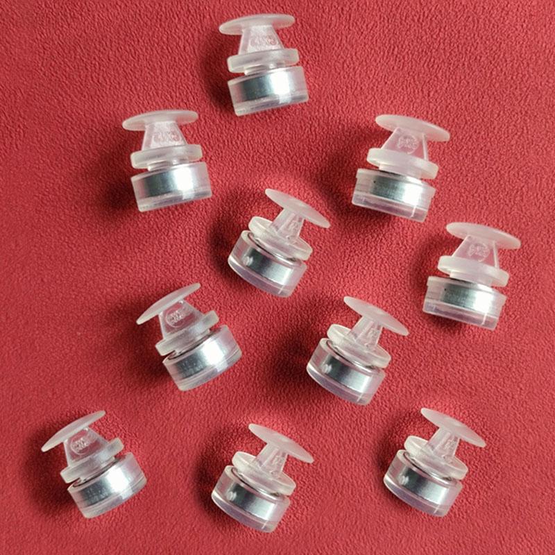 10Pcs Round Buckle Plastic Button Rotating Bearing for Hole Shoes Garden Shoe Charms Universal Fit Diy Fastener Accessories