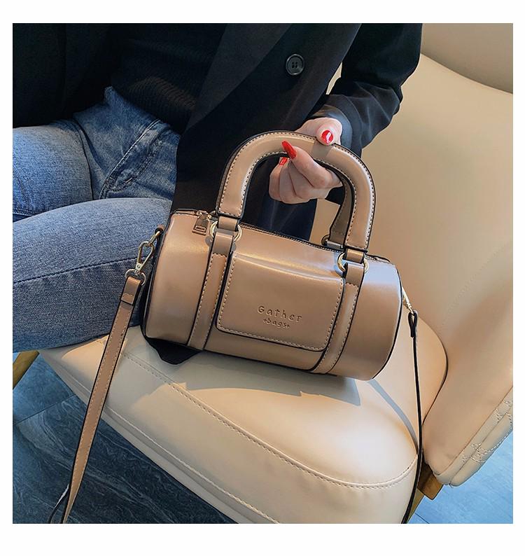 gathered crossbody bolsa