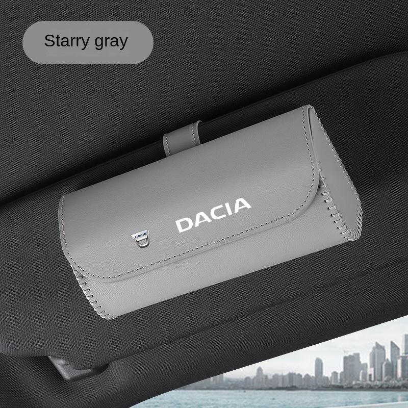 Car Mounted Eyeglass Case, Car Storage, Sunglasses Holder For Dacia Duster Logan Sandero Lodgy Dokker Stepway Mcv 2 Solenza Largus