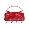 Decorative Design Magnetic Closure Flap Pocket Leather Handbag Women Handbags Red A10367-ACK