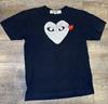 Comme des Garçons Play Weißes Herz T-Shirt Größe Medium Unisex T-Shirt