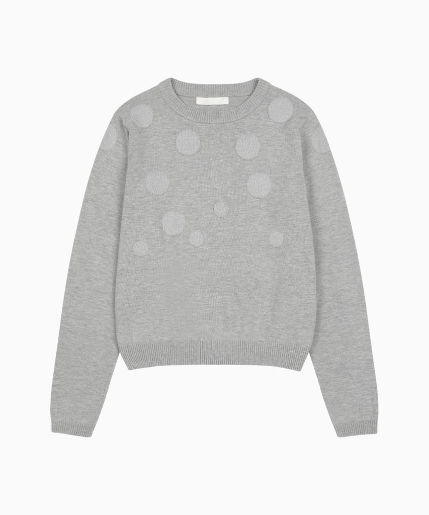 Ohesio Dot Glitter Knit, Gray