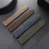 18mm 20mm 22mm Vintage Cowhide Tweed Nylon Strap Quick Release Weave Bracelet Smartwatch Watch Band for Omega for Seiko