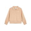 Printed Logo Long Sleeve Polo Shirt Women Tops Nude DQ5869-200