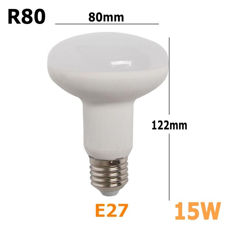 E27 E14 LED Spotlight Bulb R39 R50 R63 R80 Energy Saving Lamp 220V 6W 9W 12W 15W