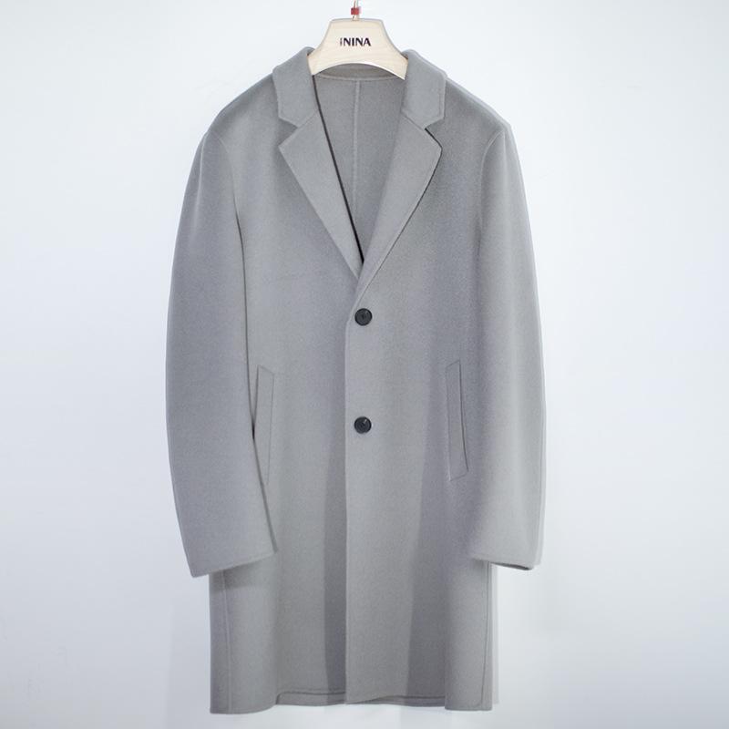 

Весеннее новое пальто мужское шерстяное мужское шерстяное пальто высокого класса повседневное шерстяное пальто рабочее 7XL recommends about 191-100kg